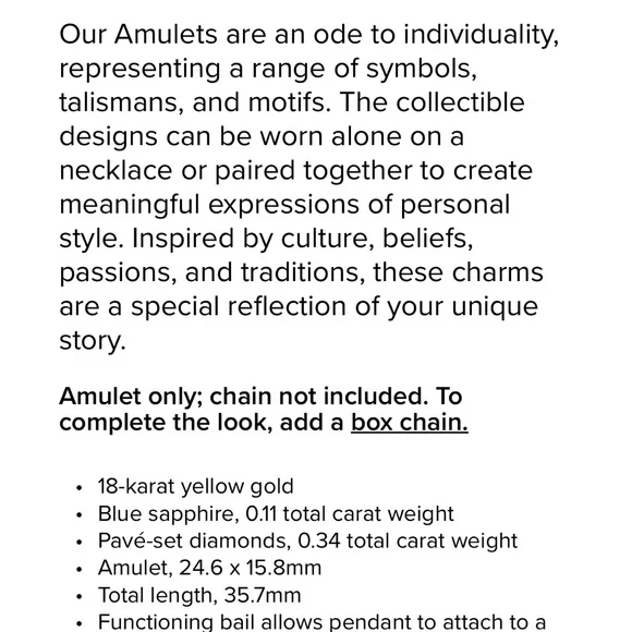 David Yurman Gold and Diamonds Hamsa Pendant - Picture 11 of 11